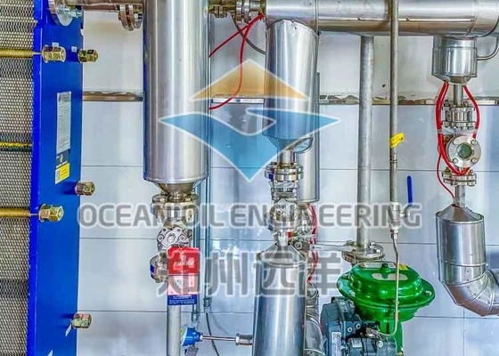 मकई के बीज के तेल के लिए ISO9001 स्वचालित वनस्पति तेल शोधन संयंत्र 304 500TPD