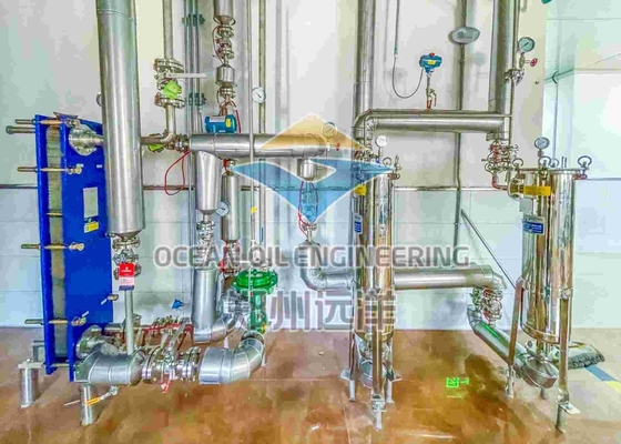 पूरी तरह से स्वचालित खाद्य तेल शोधन सतत संयंत्र 3 चरण छोटी मशीन 380V/440V