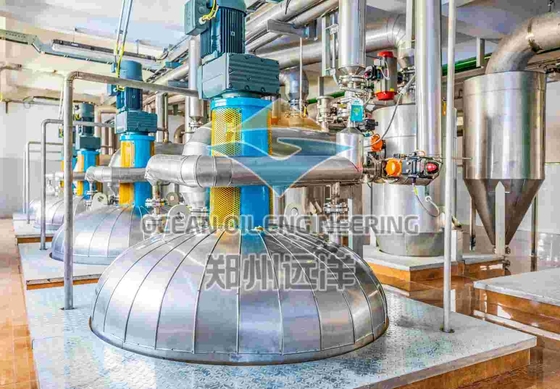 चाय के बीज खाद्य तेल रिफाइनरी संयंत्र निरंतर 3 चरण 220V/380V 10-5000 TPD