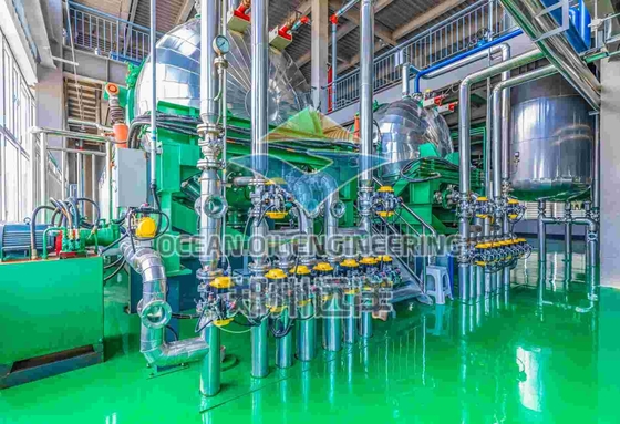 स्वचालित संचालन भौतिक तेल शोधन संयंत्र स्वचालित 500-1000T/D उत्पादन