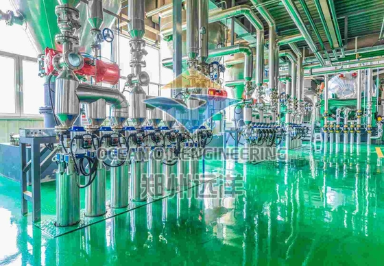 दक्षता के लिए विद्युत ताप के साथ 220V/380V बायोडीजल उत्पादन उपकरण