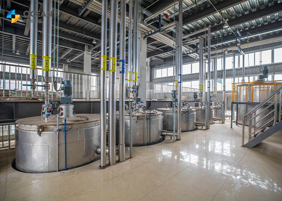 Degumming Deacidification खाद्य तेल रिफाइनरी संयंत्र 30-1500TPD ताड़ का तेल