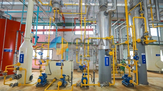 पाक कला वनस्पति तेल रिफाइनरी संयंत्र 1500TPD OEM ऊर्जा की बचत