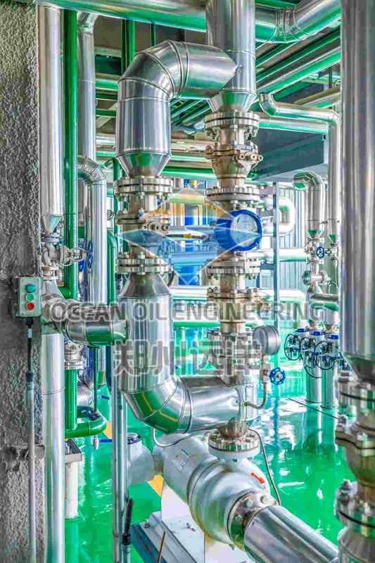ISO9001 खजूर के तेल के सूखे अंशकरण संयंत्र 40m2 गुणवत्ता परिणामों के लिए फ़िल्टर क्षेत्र